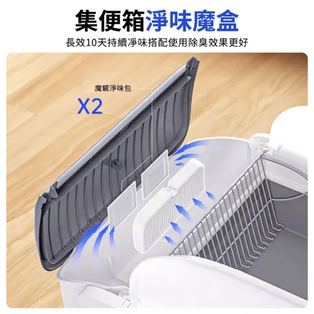 【MAGICSCOOP 魔鏟】淨味包 貓砂機除味包（2袋8包裝）(淨味包/除味包祛味消臭 抑菌消毒)