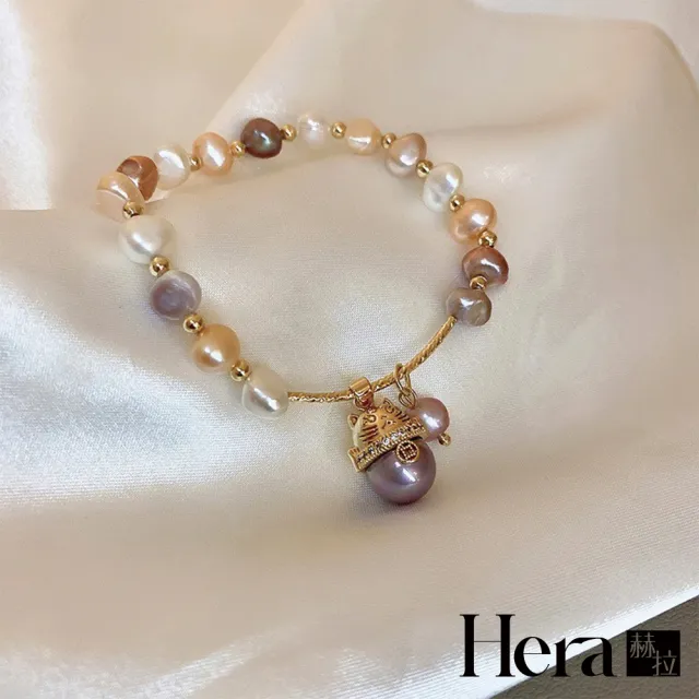 【HERA 赫拉】ll現貨ll巴洛克淡水珍珠閨蜜時尚感手鍊(飾品)