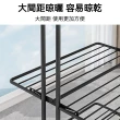 【名至】可移動折疊晾衣架 三層 360°靈活萬向輪(衣帽架 掛衣架 曬衣架 吊衣架 預購15天)