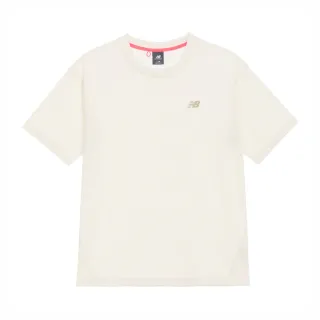 【NEW BALANCE】NB 簡約風格短T/短袖上衣_NEF33231IV_男性_杏色(亞版 版型正常)