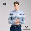 【Emilio Valentino 范倫鐵諾】男 長袖POLO衫 棉質舒適透氣 口袋 上衣 polo 薄款 台灣製(多款選)