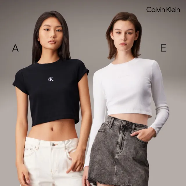 【CALVIN KLEIN】官方旗艦館 時尚男女款短袖T恤 多款任選