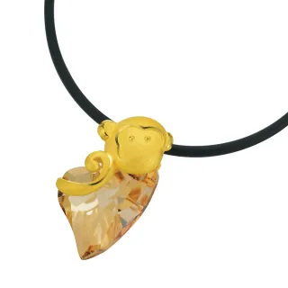 【今生金飾】樂情猴墜(黃金墜飾)