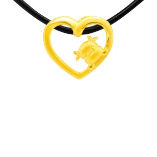 【今生金飾】喜悅小牛墜(黃金墜飾)