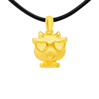 【今生金飾】喜從牛來墜(黃金墜飾)