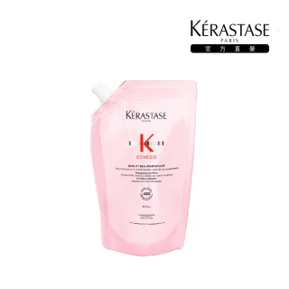 【KERASTASE 巴黎卡詩】粉漾芯生髮浴 清爽型500ml 補充包(頭皮保養/蓬鬆/養髮/大容量洗髮精)