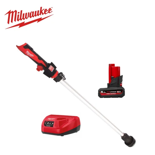 【Milwaukee 美沃奇】12V棒式抽水泵浦(M12BSWP主機+5.0電池一顆+充電器)