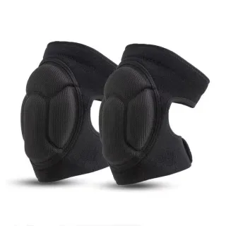 【TAS 極限運動】加厚滑雪海綿護膝(魔鬼氈黏貼 加厚 加強固定 多種運動 跪拜 滑雪 戶外運動 直排輪 護膝)