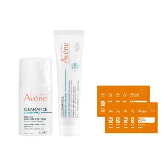 【Avene 雅漾官方直營】淨痘調理雙精華加強組(淨痘精華40ml+抗痘精華30ml)
