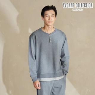 【YVONNE 以旺傢飾】鋅纖維 仿牛仔長袖上衣-岩石灰