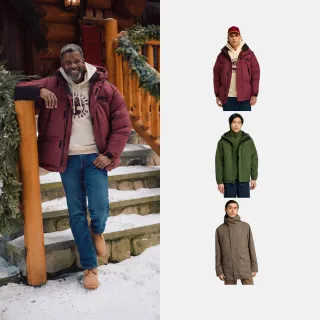 【Timberland 官方旗艦】精選防潑水外套 3合1外套 抓絨外套 連帽外套 保暖 男(多款任選)