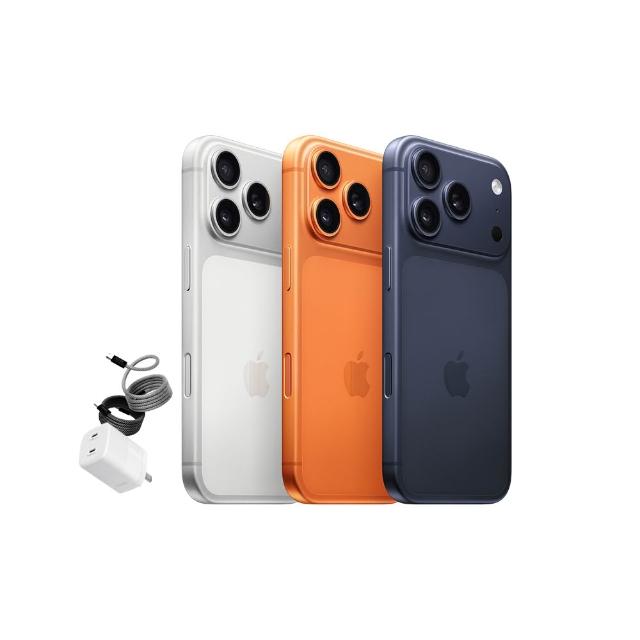 【Apple】iPhone 17 Pro(256G/6.3吋)(40W充電器+編織線組)