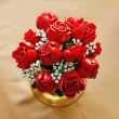 【LEGO 樂高】Botanicals 10374 粉紅玫瑰花束 & 10328 玫瑰花束