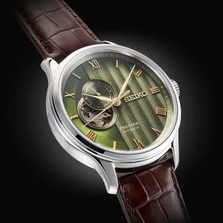 【SEIKO 精工】PRESAGE系列 台灣限定 落羽松 鏤空機械腕錶 情人節 新年 禮物(SRPL97J1/4R39-00W0J)
