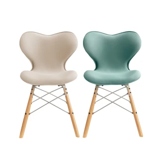 【Style】Chair SM 健康護脊座椅 輕奢款 兩入組(餐椅/工作椅/休閒椅)