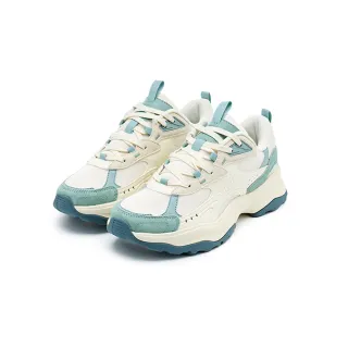 【FILA官方直營】WAVY BLOCK 中性麂皮運動鞋-藍(4-C628Z-150)