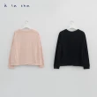 【a la sha】阿財立體繡花長袖上衣