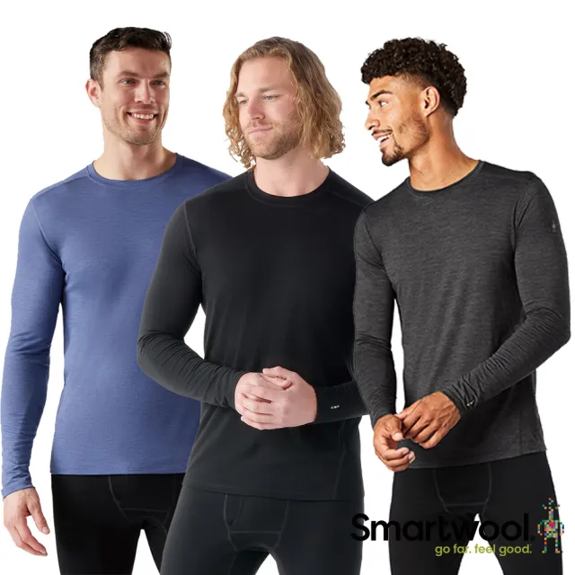 【SmartWool】男 All-season 美麗諾羊毛 內著 長袖上衣(美麗諾羊毛衣 保暖衣 排汗衣 底層衣 抑菌抗臭)