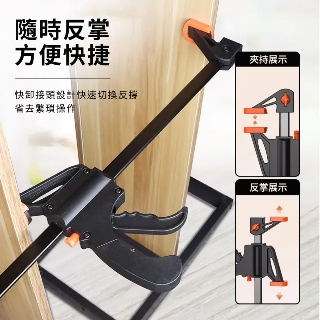 【精準科技】木工夾具12吋 水管夾 木工工具 實木板 固定夾 裝潢家具 配件工具(MIT-CF12工仔人)