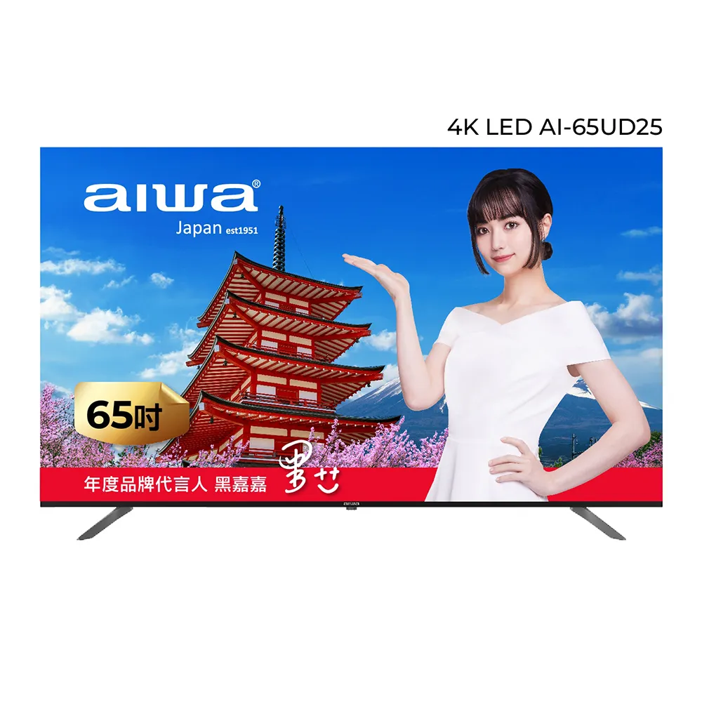 AIWA 愛華】65吋4K HDR Google TV 智慧聯網液晶顯示器(AI-65UD25