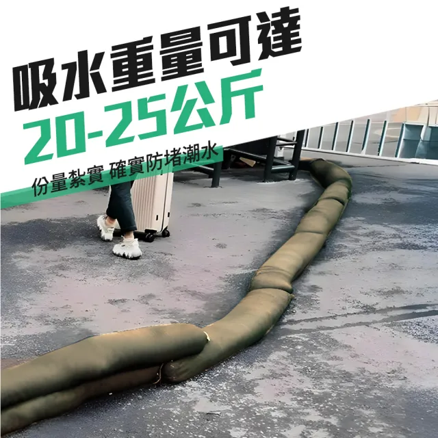 【OKAY!】緊急沙包 10入 科技沙包 淹水沙包 膨脹袋 防汛沙包袋 工程沙包袋 3-ESB25150(防颱沙包 防災沙包)