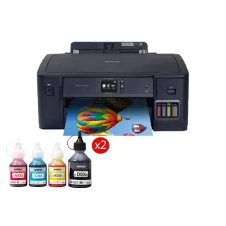 【brother】搭2組1黑3彩墨水 HL-T4000DW大連供A3印表機(自動雙面列印 雙進紙系統)