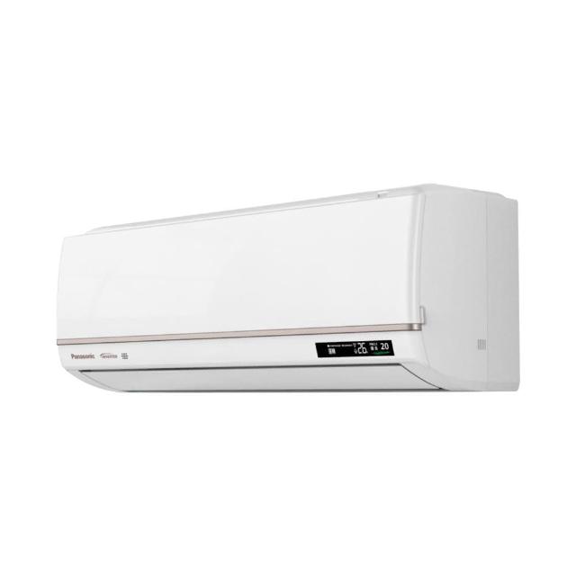 Panasonic國際牌 CU-UX90BHA2 分離式冷暖變頻冷氣,適用9-13坪空間,冷房能力8.7kW,CSPF第一級能源效率,省電環保。臺灣製造,R32冷媒,室外機供電220V,出風口左/右吹。全機3年保固,壓縮機長達10年保固。室內機尺寸1280x335x250mm,室外機880x920x340mm,安裝簡易,舒適空調首選。 Panasonic國際牌 CU-UX90BHA2