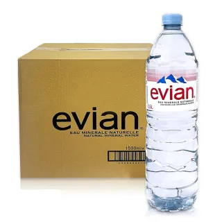 【Evian 依雲】天然礦泉水1500mlx12入/箱