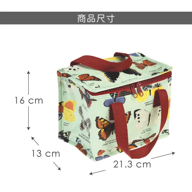 【Rex London】英國 環保保冷袋 蝴蝶圖鑑 / 保溫袋 保冰袋 野餐包 野餐袋 便當袋