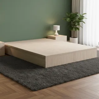 【ASSARI】強化6分硬床座-雙人5尺(床底/床架)