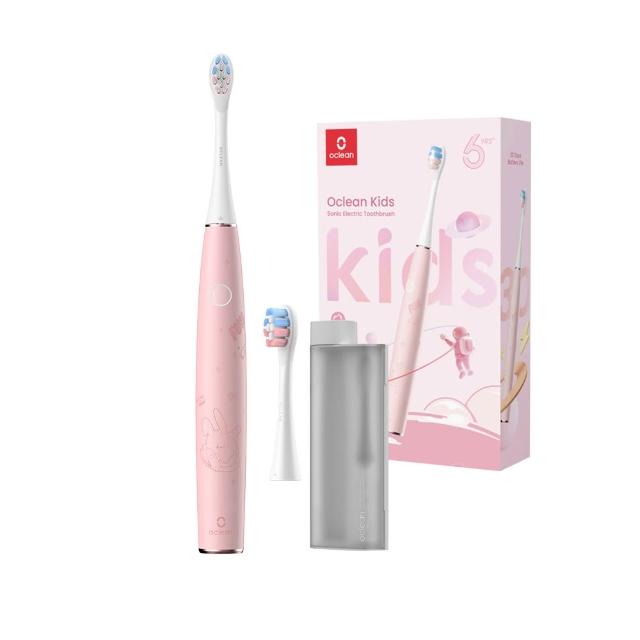 【Oclean  歐可林】Kids兒童音波電動牙刷(粉嫩紅)