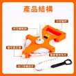 【OKAY!】布尺捲尺 100M軟尺 場地測量 公分捲尺 工程捲尺 專業量尺 851-TM100C(手提式捲尺 玻璃纖維捲尺)
