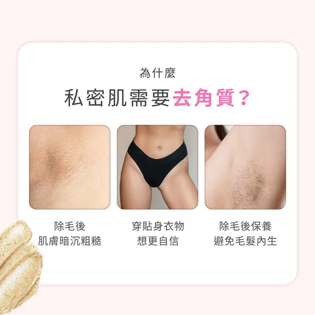 【TS6 護一生】私密淨嫩去角質霜80g(私密清潔去角質 美白)