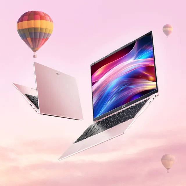 【Acer 宏碁】筆電包/滑鼠組★14吋四核心8G 輕薄效能筆電-粉(Aspire Lite/AL14-32P-C4QB/N150/8G/256G/W11)
