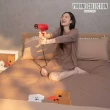 【YVONNE 以旺傢飾】100%美國棉 吹眠曲被套+枕套組-可可棕(雙人 純棉 DINOTAENG)