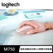 【Logitech 羅技】K580 超薄跨平台藍牙鍵盤 + M750多工靜音無線滑鼠
