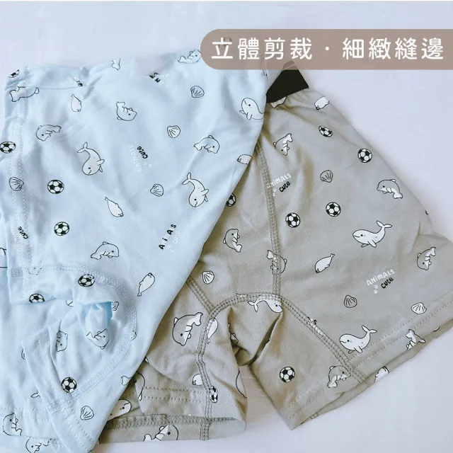 【Oluna 歐露娜】台灣製 名秀 車車 男童四角褲 男童內褲 男童平口褲 幼稚園內褲 兒童內褲 卡通內褲