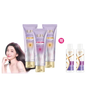 【LUX 麗仕】日本製 極輕光護膜精華髮膜180mlx3入(頭髮雨衣 護色聚光/蓬鬆修護)