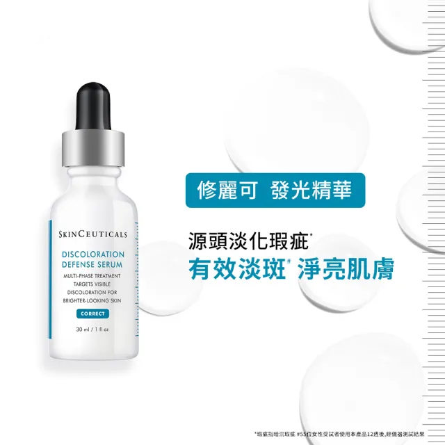 【Skin Ceuticals 修麗可】淡斑緊緻★HA塑顏緊緻超彈力紫米精華 30ml+淨膚淡斑發光精華 30ml