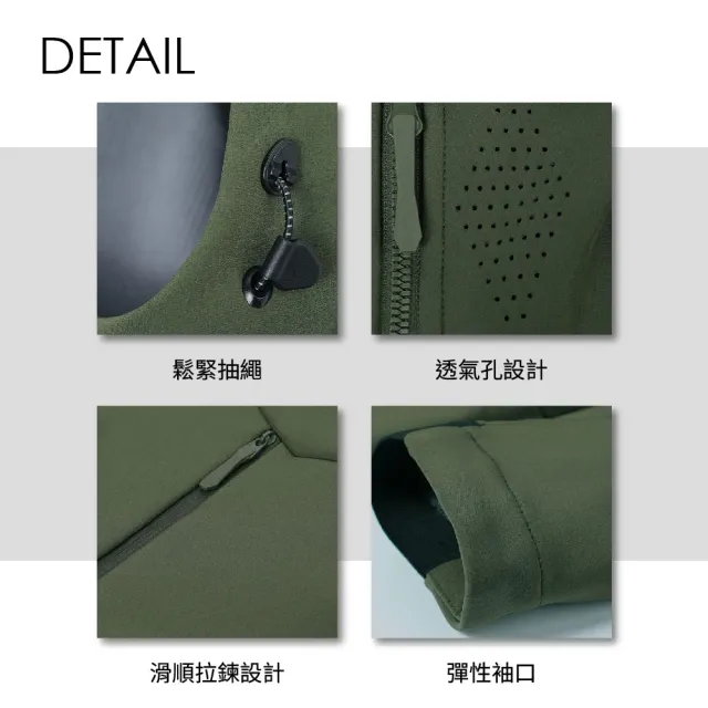 【pierre cardin 皮爾卡登】網路獨家 男女同款 防潑水連帽機能軟殼外套-芥末黃色(7255792-53)