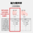 【Mufasa】新二代升級款 20秒自動停 360ml磁力攪拌杯(防沉澱 透明杯蓋 商檢認證 聖誕交換禮物)