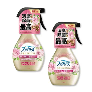 【Febreze】織物除菌消臭噴霧Premiun-柔和花香370ml 2入組(清香不刺鼻、深層除臭、平輸)
