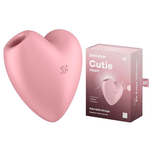 【Satisfyer】Cutie Heart 心萌動 陰蒂吸吮震動器 女用按(情趣職人 情趣按摩棒 情趣用品 女生自慰器)
