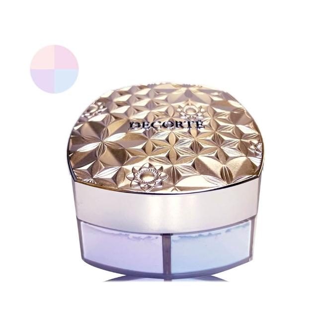 DECORTE黛珂完美調光四色蜜粉，為專櫃品牌推出的高階定妝產品，具備防水防汗功能，適合臉部使用。每盒含16g x2，提供持久妝效與自然光澤，適合追求完美底妝的消費者。