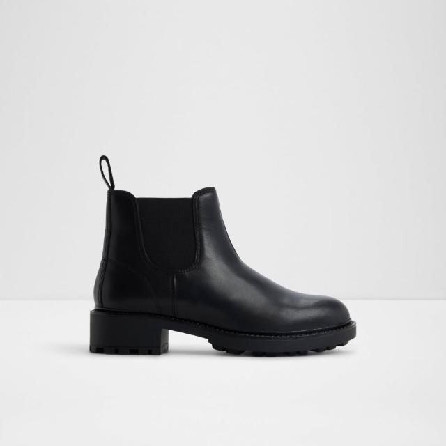 【ALDO】FAVERSHAM-切爾西厚底短靴-女鞋(黑色)
