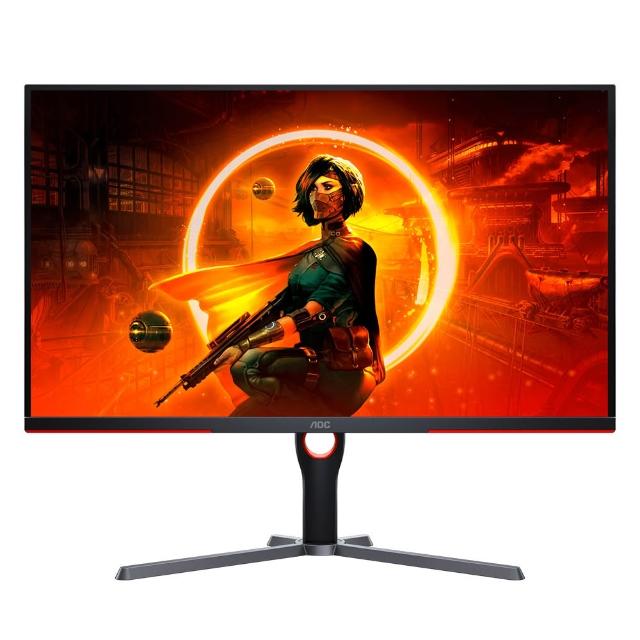 AOC U27G3X 採用 IPS 面板，提供 27 吋 4K UHD (3840x2160) 解析度，支援 HDMI 2.1 144Hz 及 DisplayPort 1.4 160Hz 超高重新整理率，1ms 反應時間，NTSC 107% 廣色域覆蓋，內建抗藍光與零閃屏護眼技術，薄邊框設計適合電競與專業使用，VESA 壁掛相容，三年保固，完美提升遊戲與影像體驗。