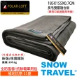 【SNOW TRAVEL】台灣製軍規全防風超保暖複合長毛雙層軍毯(SW-550G/POLAR-LOFT纖維/露營/軍用毯)