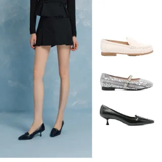 【AS 集團】簡約美學 通勤鞋/樂福鞋/娃娃鞋/高跟鞋(多款任選)