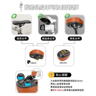 【X-BIKE】健身車/飛輪 巨無霸包子坐墊 加倍柔軟雲感舒適 自行車可用(BAO MAX Y2)