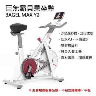 【X-BIKE】健身車/飛輪 巨無霸貝果坐墊 舒適騎少痠痛 高彈減震 自行車可用(BAGEL MAX Y2)